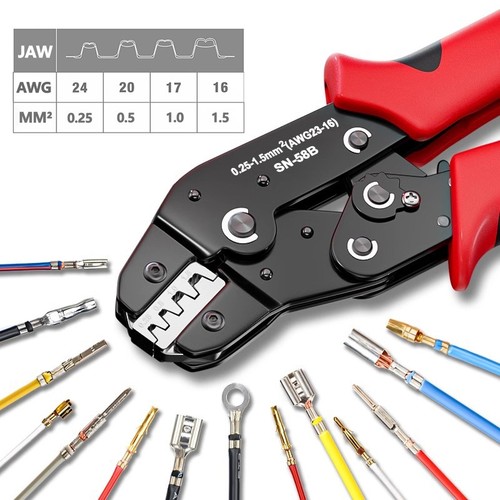 Ratcheting crimping tool open - crimping,