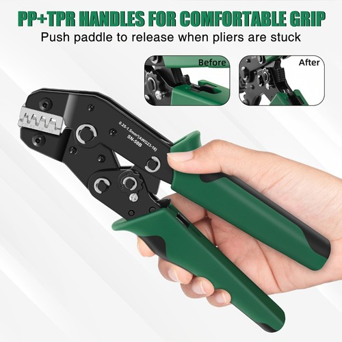 Ratchet crimper wire - ratchet, plier