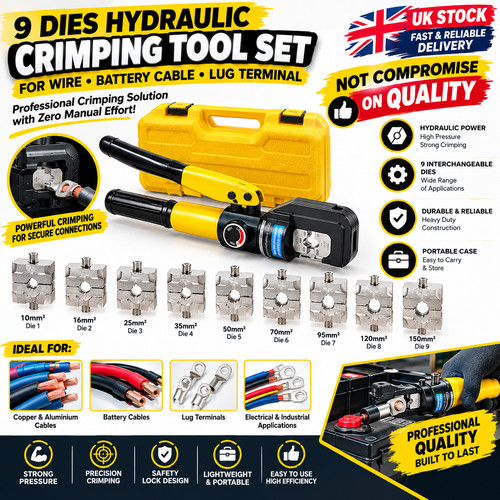 Dies hydraulic crimper set - dies,
