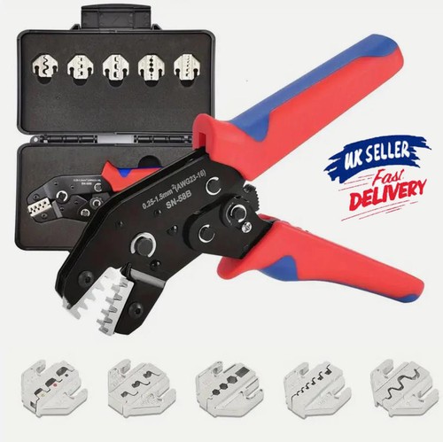 Ratchet crimping tool set - ratchet,