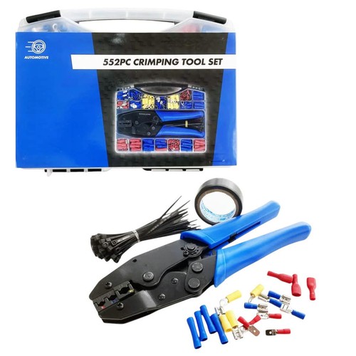 Ratchet crimping tool - crimping, wire
