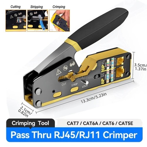Pass through rj45 - rj45, tool
