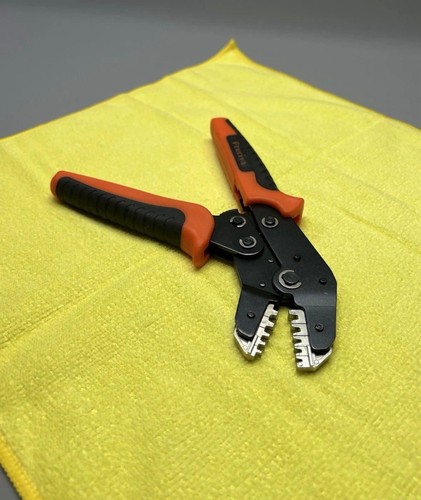 Wire terminal ratchet crimp - terminal,