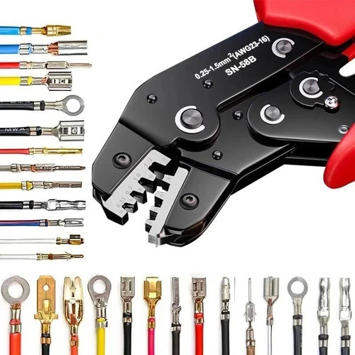 Ratcheting crimping tool set - crimping,