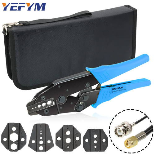 Coaxial cable crimping pliers - cable,