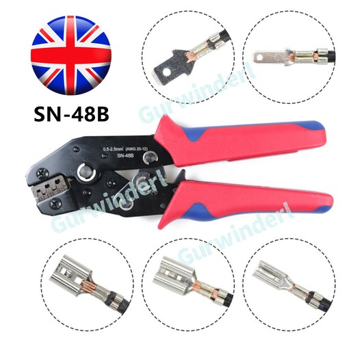 48b ratchet crimping plier - sn-48b,