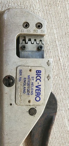 Vintage big vero - crimping, tool