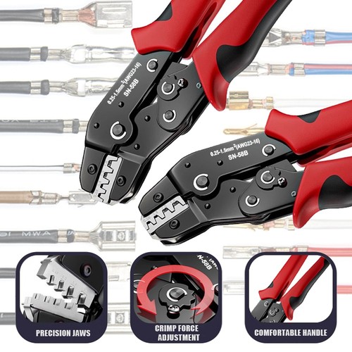 Ratcheting crimping tool open - crimping,